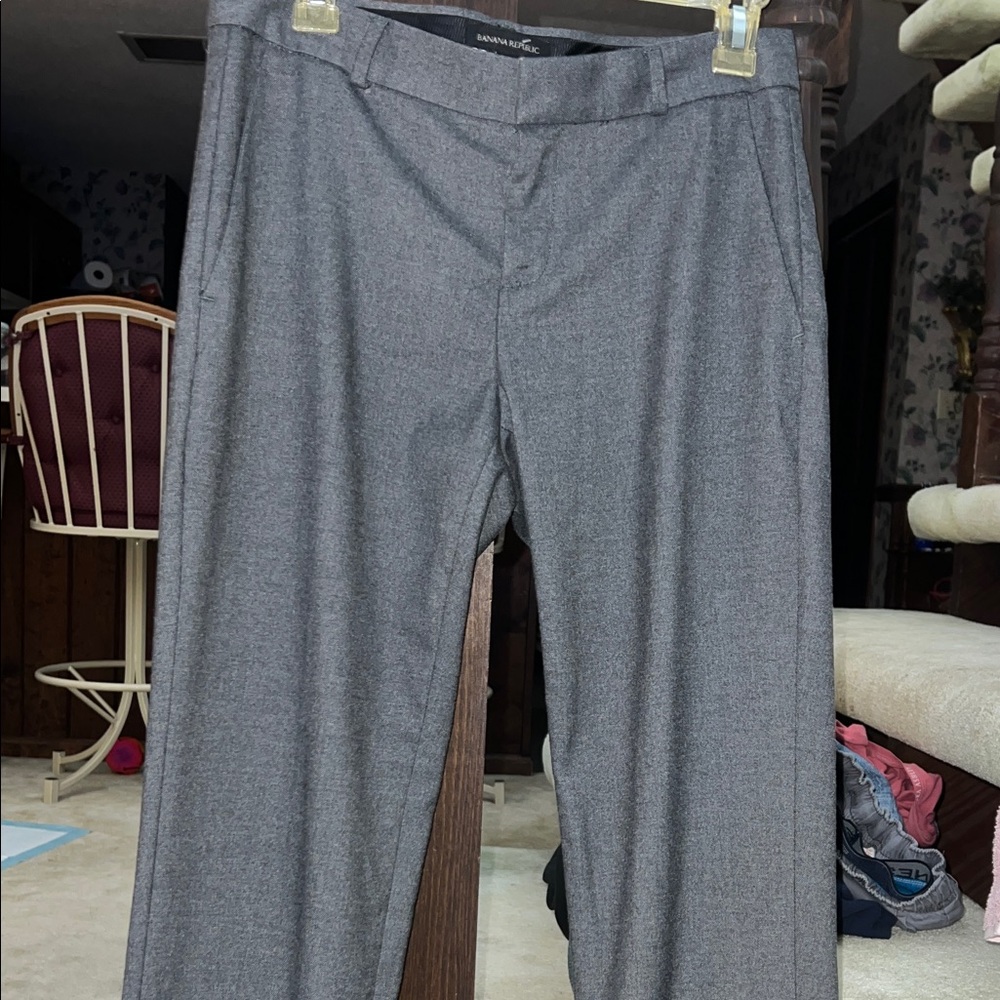 Banana Republic womens Gray Dress Pants size 2